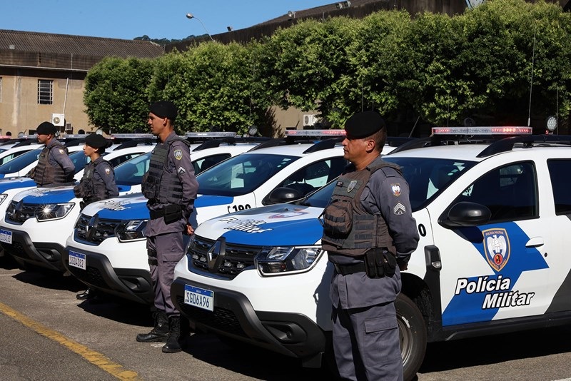 viaturas pm - Governo do ES entrega 214 novas viaturas para a Polícia Militar; Guarapari é contemplada
