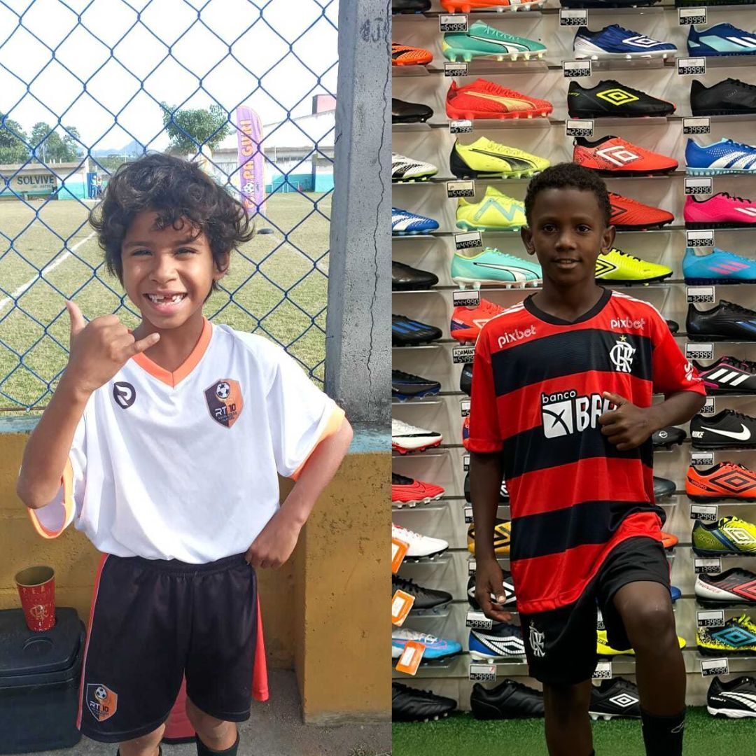 Meninos de Guarapari são selecionados para teste de futebol no Flamengo