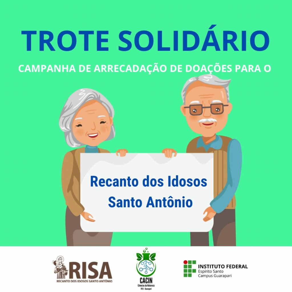 Trote Solidário: alunos do IFES Guarapari se unem em prol do Recanto dos Idosos 1 WhatsApp Image 2024 03 14 at 14.34.35