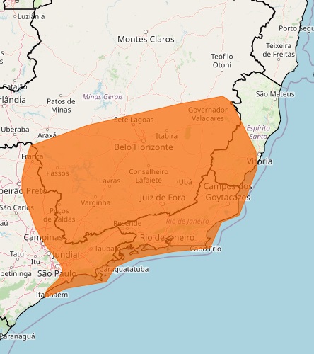 alerta laranja 06mar24 - Guarapari recebe alerta de perigo para chuvas intensas nesta quarta-feira (06)