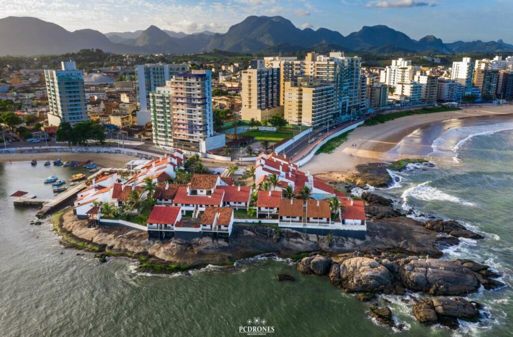 hotel porto do sol pc drones - Guarapari: empresário vai modernizar Hotel Porto do Sol e transformar Siribeira em resort