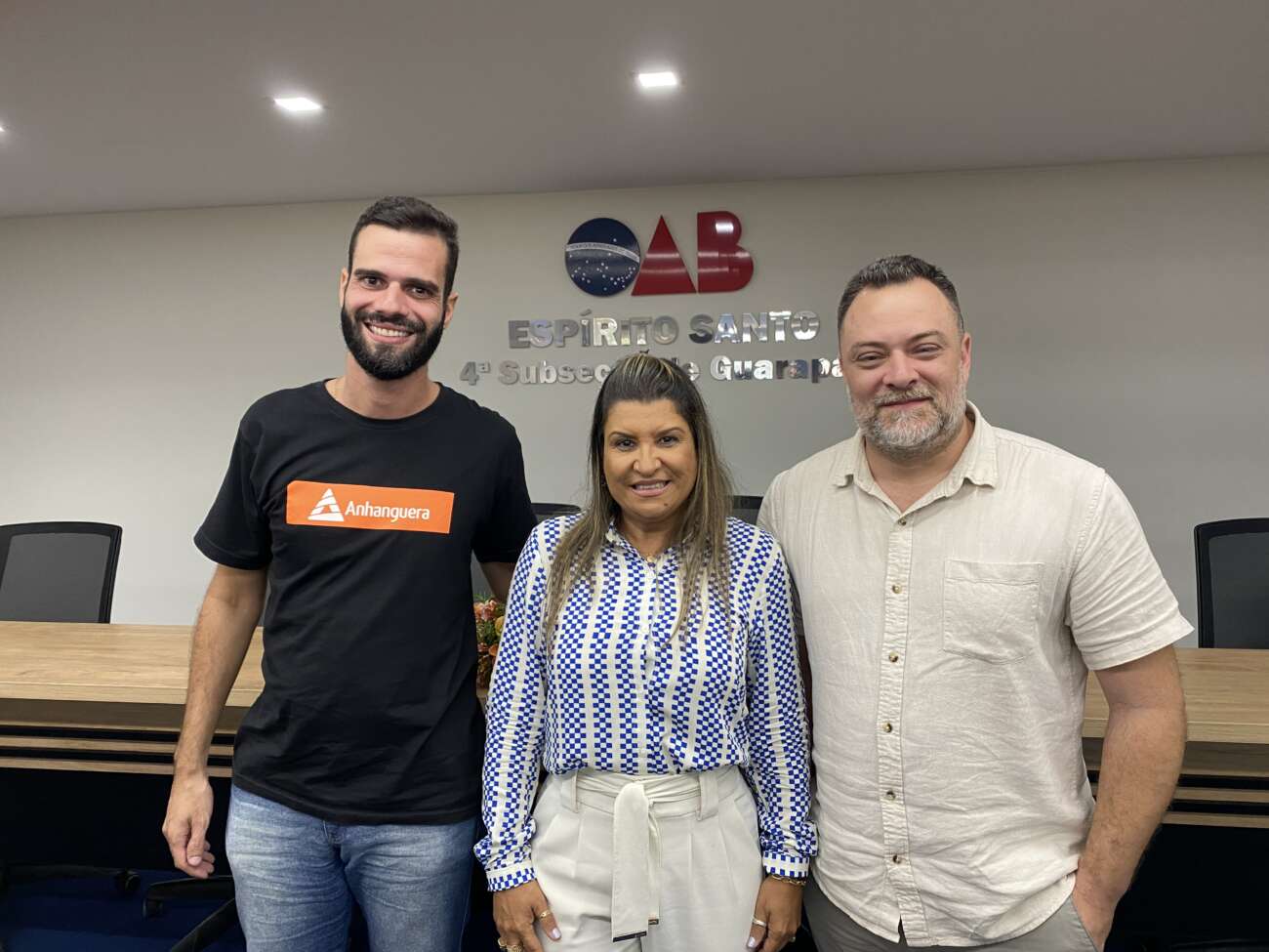 OAB Guarapari e Faculdade Anhanguera reforçam vínculos em encontro institucional