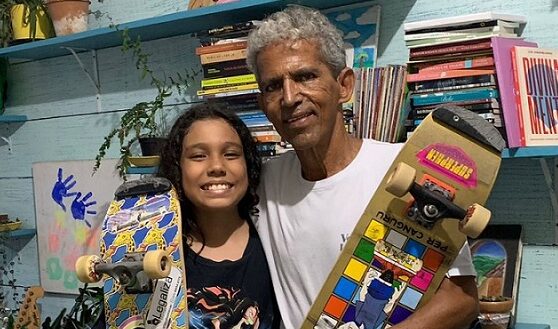 Pai e filho de Guarapari disputam campeonato mundial de skate na Alemanha