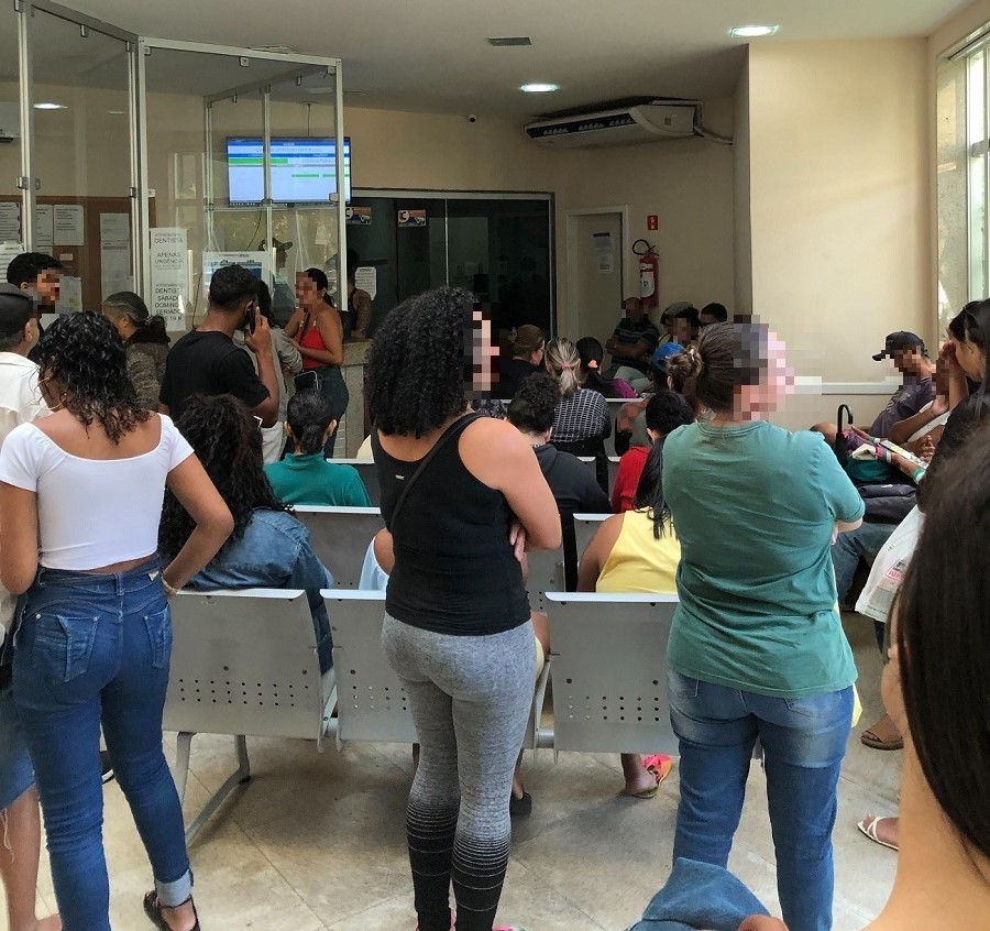 upa lotada - Denúncias levam Ministério Público a investigar unidades de saúde de Guarapari