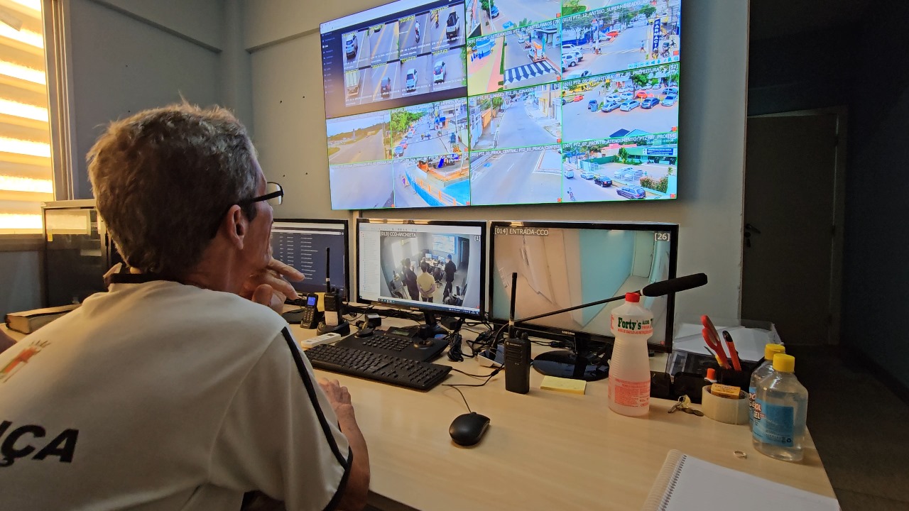 Anchieta adota sistema de videomonitoramento para reforçar a segurança pública