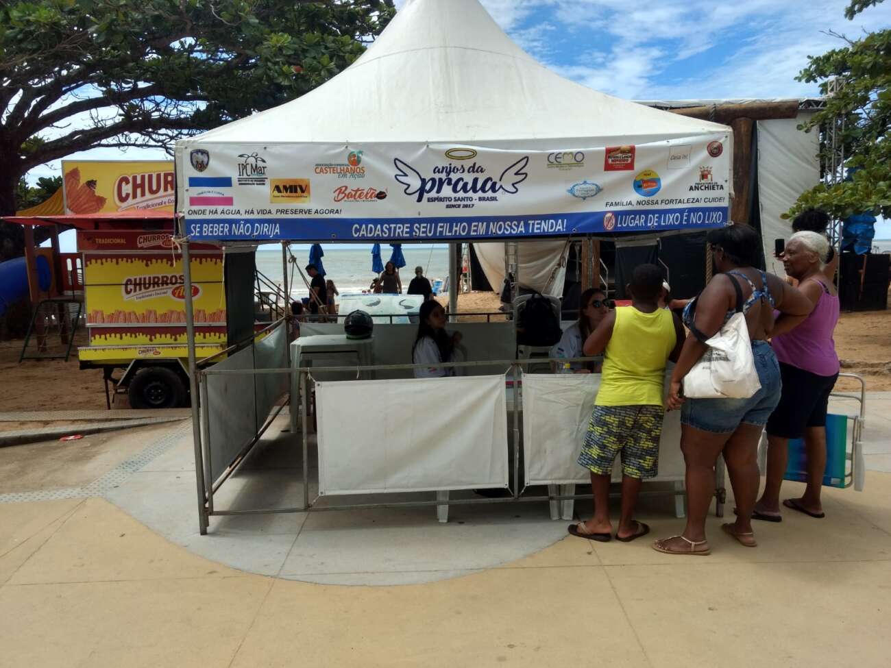 Projeto Anjos da Praia retorna à Anchieta para férias de julho