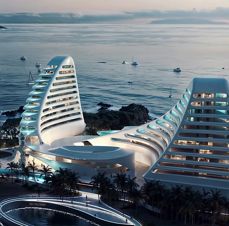 Hotel cinco estrelas e marina: conheça o projeto do resort que deve ocupar o lugar do Siribeira, em Guarapari