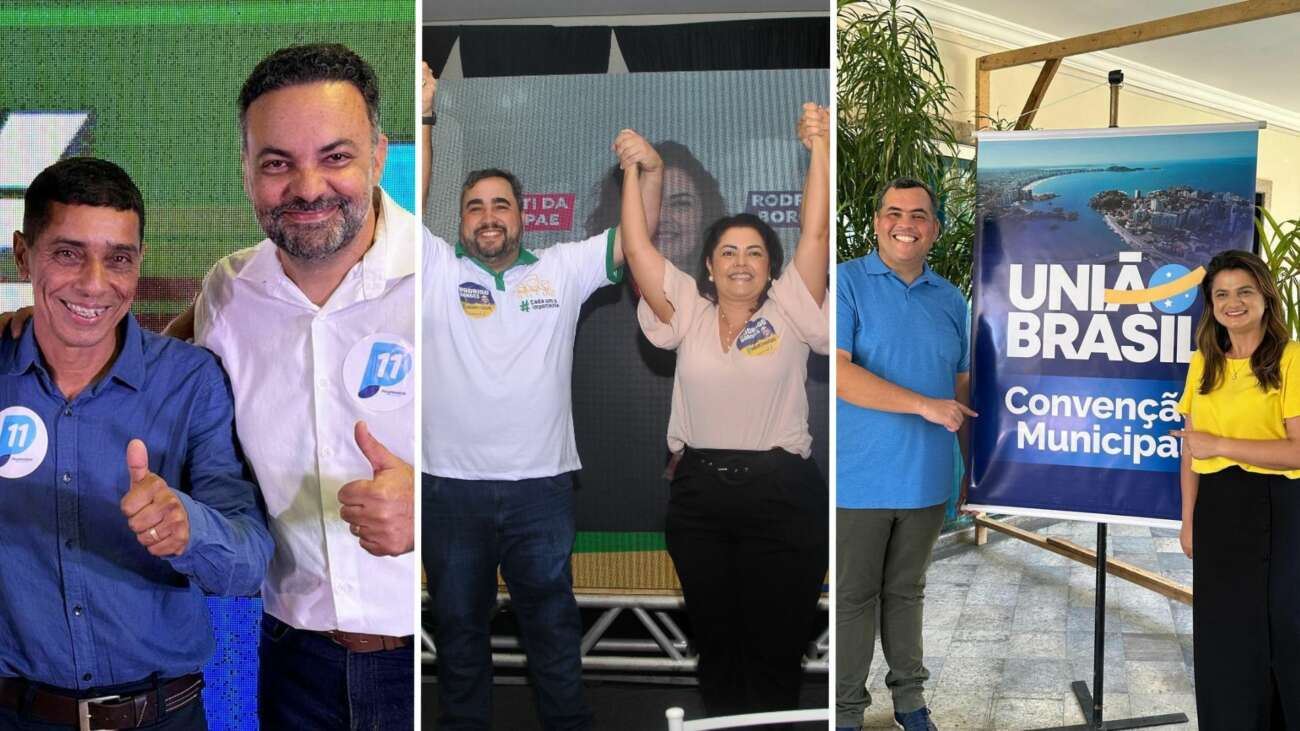 Partidos oficializam candidatos à prefeitura de Guarapari durante convenções