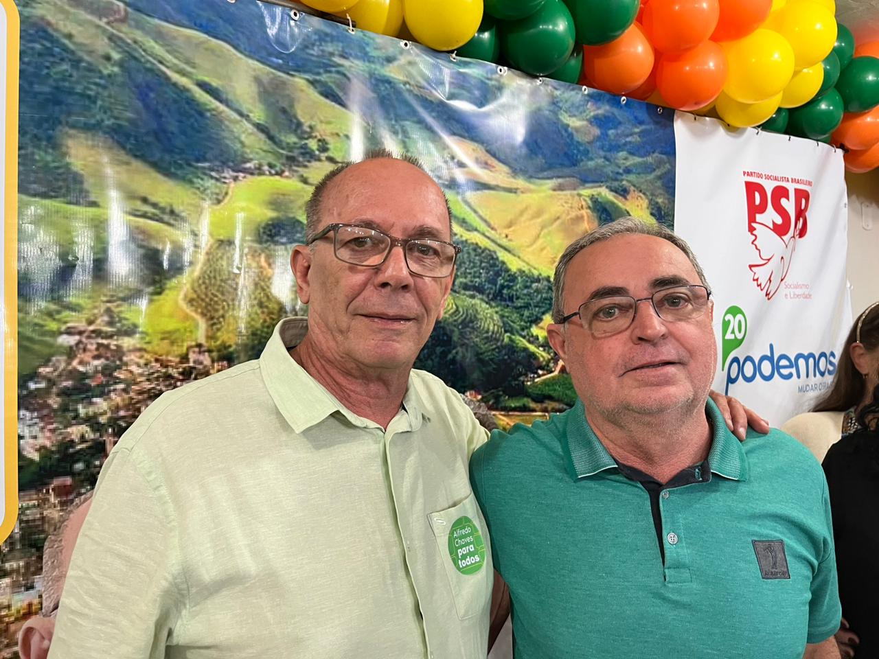 PSB oficializa Rolmar Botecchia e Valtamir Grassi como candidatos a prefeito e vice em Alfredo Chaves