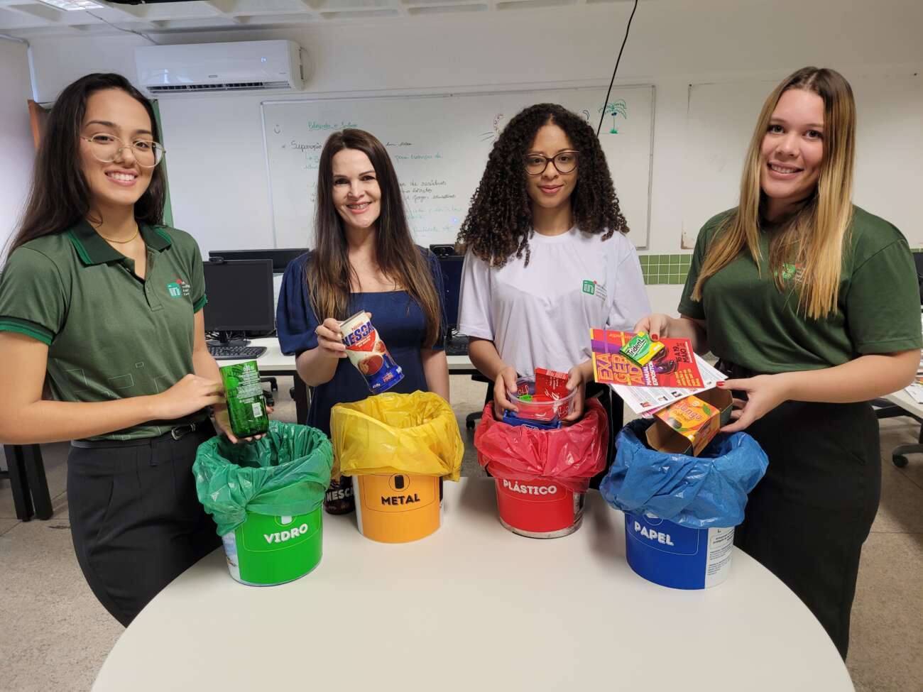 Alunas do Ifes Guarapari criam projeto inovador de reciclagem