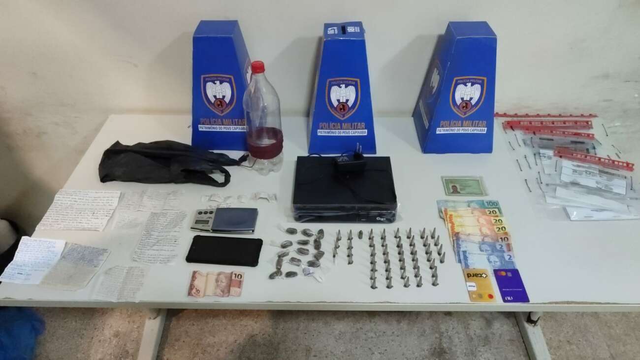 Duas pessoas são presas pela PMES e PCES durante cumprimento de mandado em Guarapari