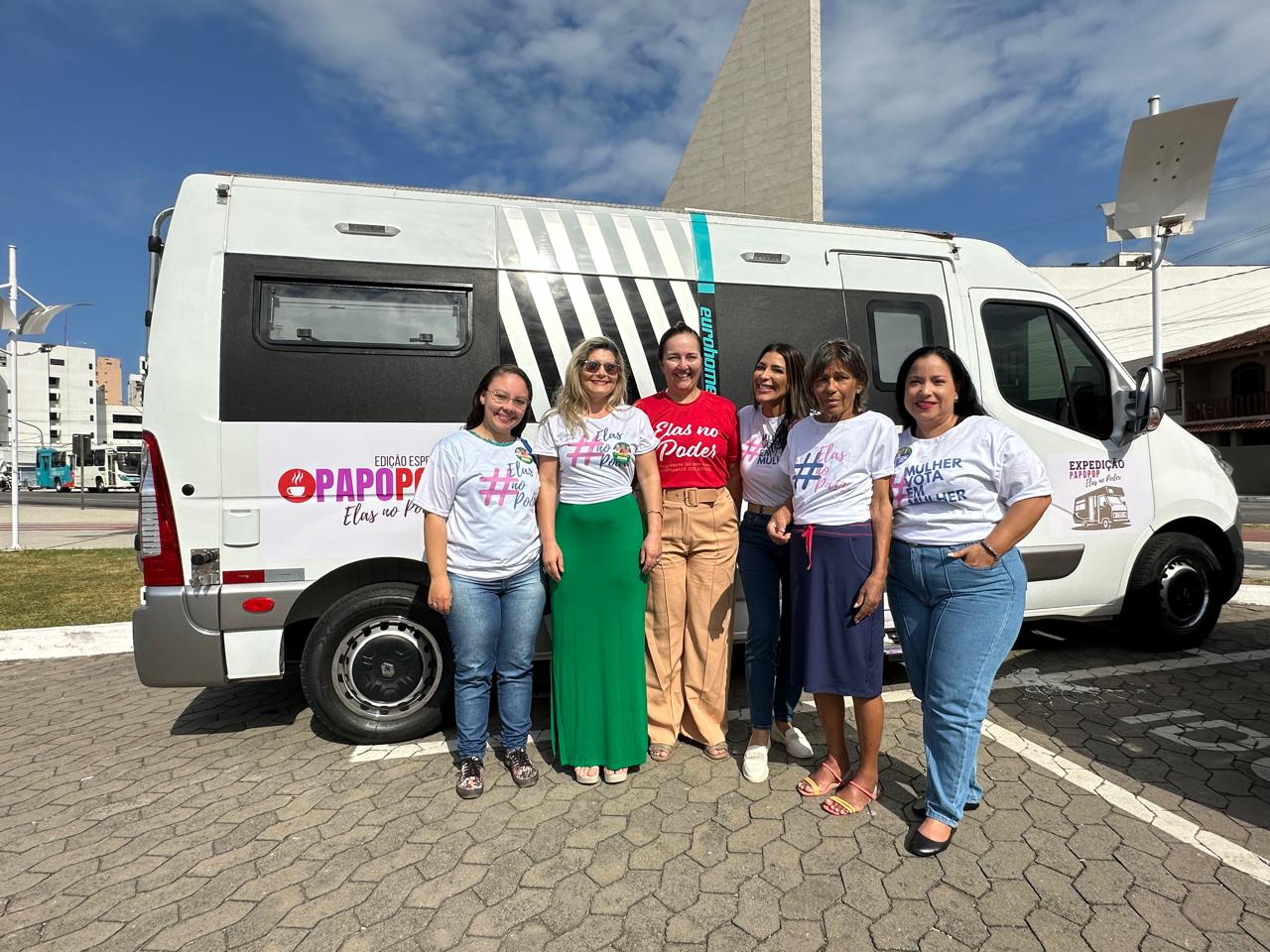 Expedição ‘Elas no Poder’ passa por Guarapari e busca ampliar a representatividade feminina nas Eleições