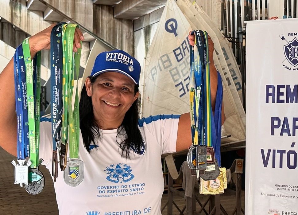 Paratleta de Guarapari supera desafios e se torna vice-campeã brasileira de remo