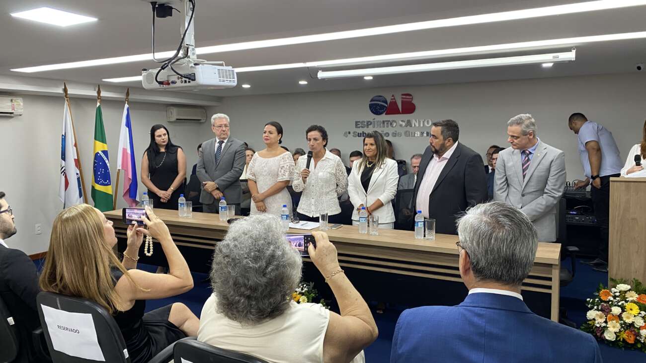 Mônica Goulart assume terceiro mandato à frente da OAB Guarapari com planos de fortalecimento da instituição