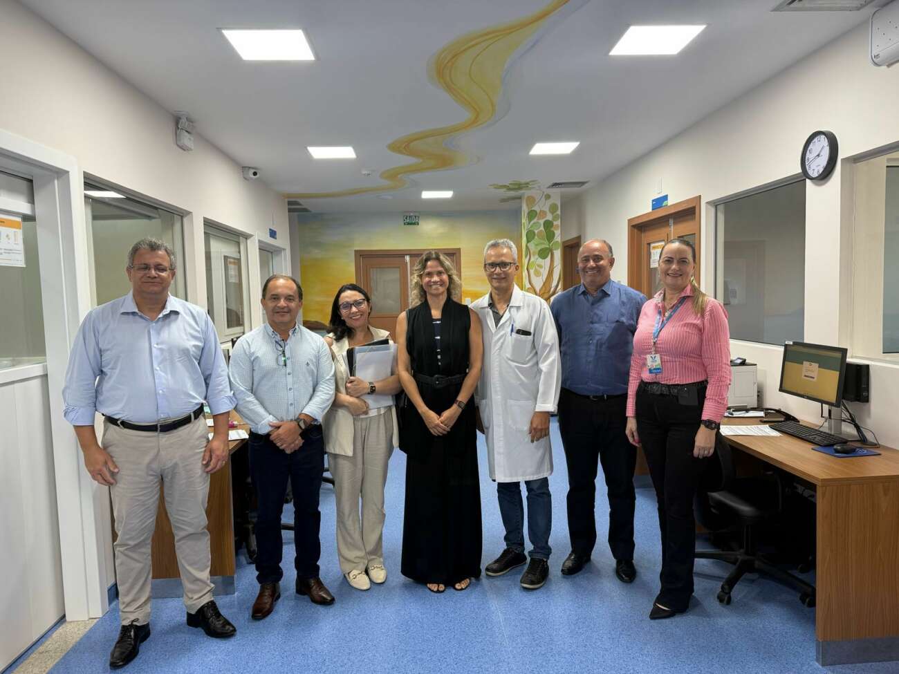 Ministério Público visita instalações do Hospital Dr. Luiz Buaiz em Guarapari