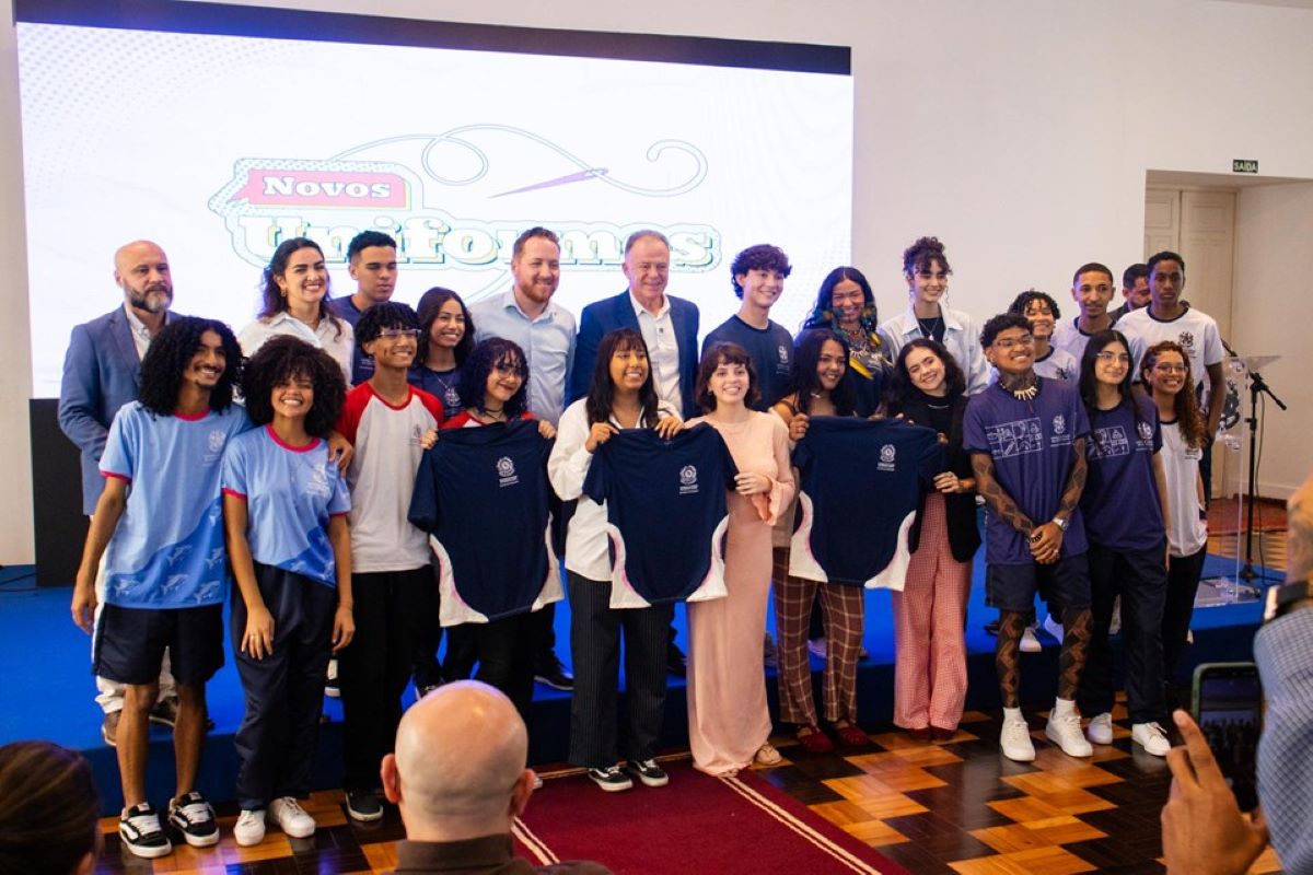 Uniforme escolar gratuito no ES será confeccionado por detentos 1 Caio Rocha @caiorfotoAcervoHUBES uniformes