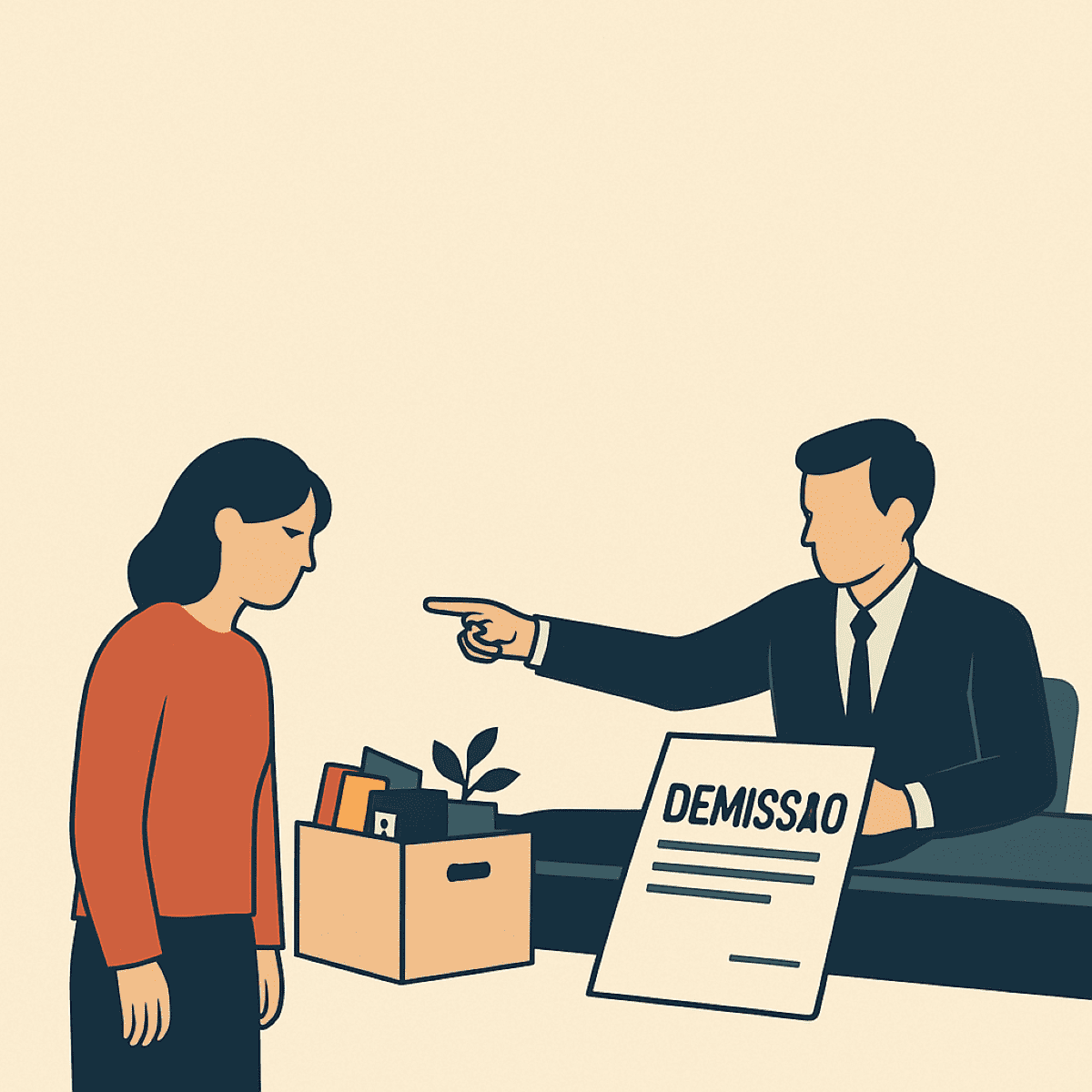 Cena de Demissao no Escritorio12