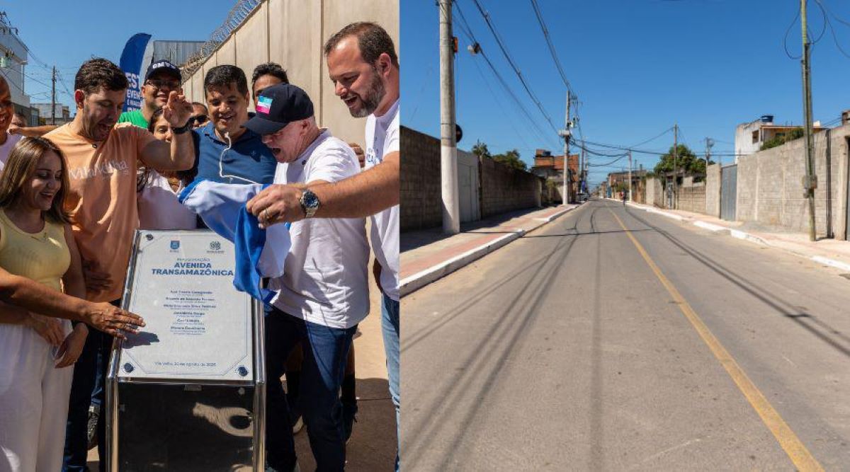 Com investimento de 9,1 milhões, governador e prefeito inauguram avenida em Vila Velha