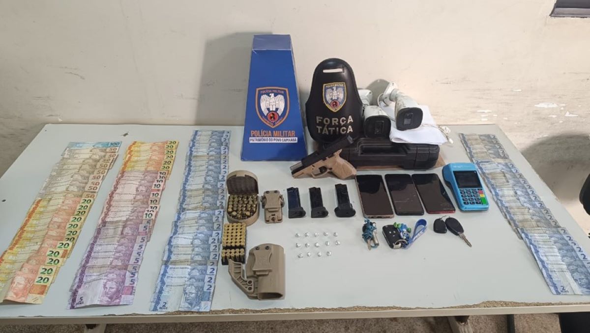 Operação policial prende suspeitos de integrar grupo que comandava tráfico em bairro de Guarapari