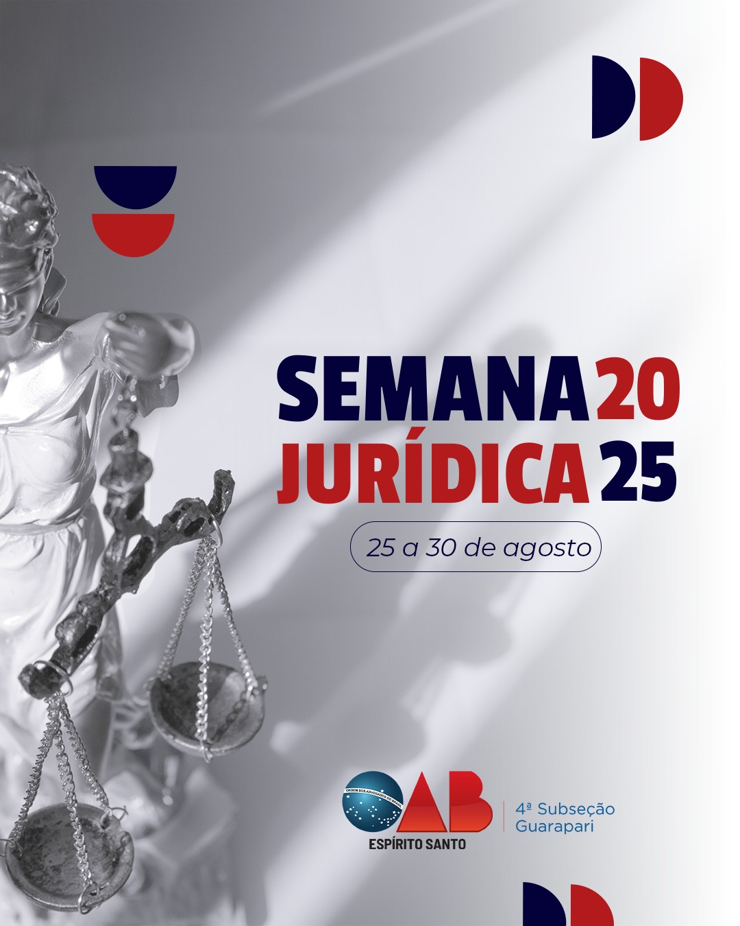 📣 Esta chegando a Semana Juridica 2025Uma semana inteira de conhecimento troca de