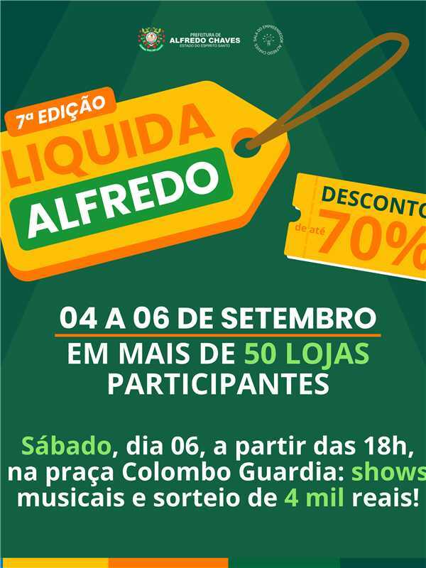 Até 70% de desconto: Liquida Alfredo terá mais de 50 lojas participantes 1 liquida alfredo