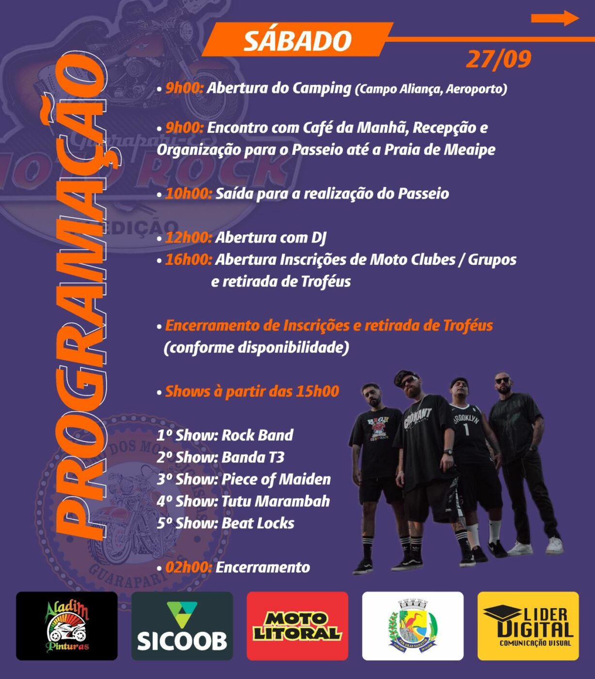 programacao moto rock 2025 2