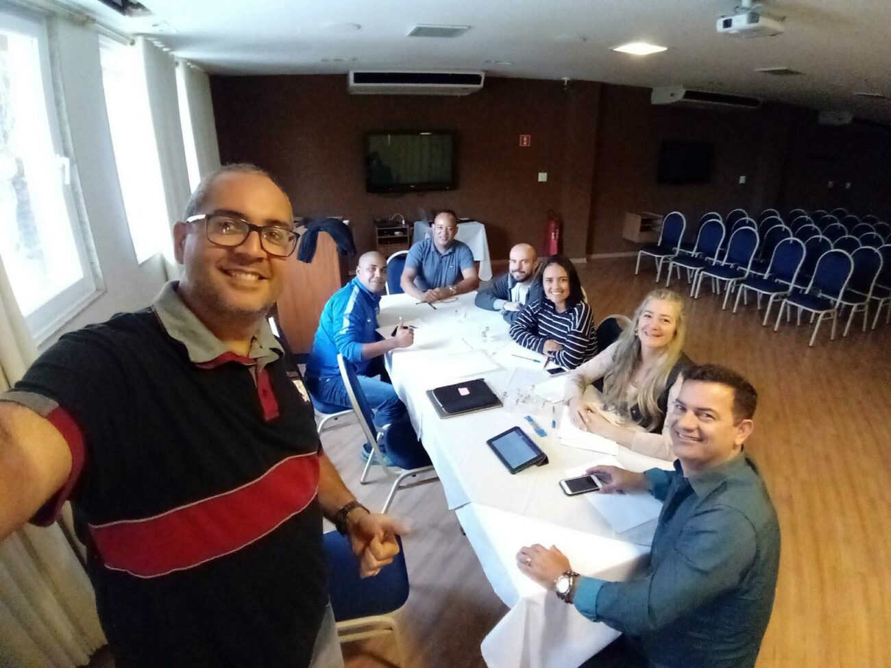 Gestor de Guarapari transformou o esporte em ferramenta de cidadania 2 Reuniao de planejamento da secre