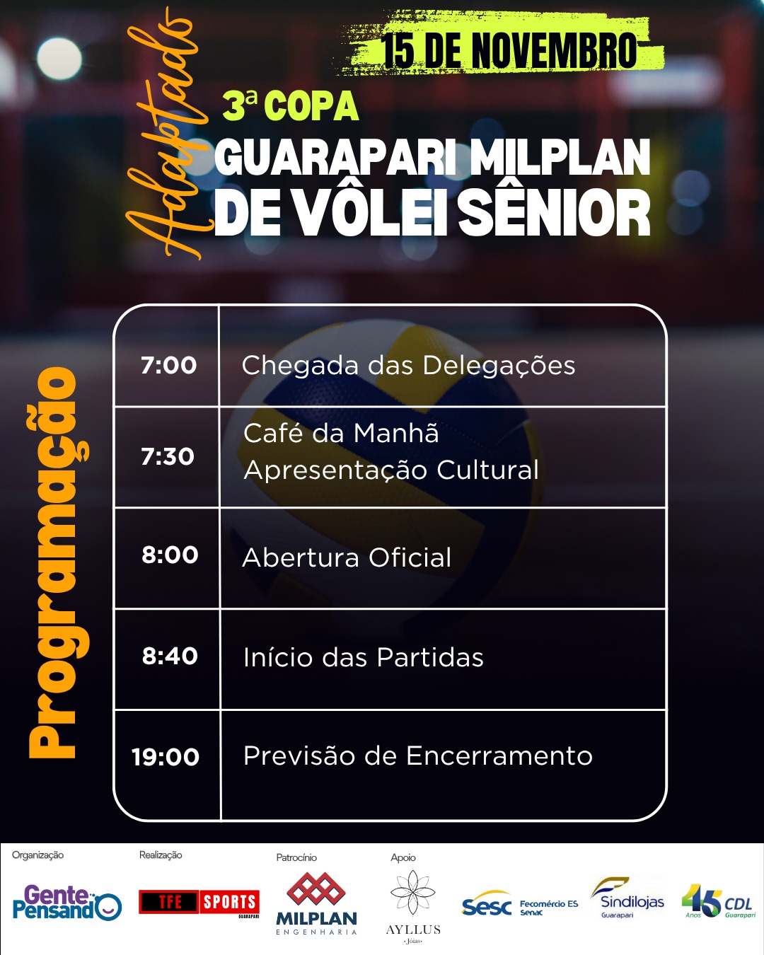 Copa de vôlei sênior reúne mais de 350 atletas em grande celebração do esporte em Guarapari 4 Imagem do WhatsApp de 2025 11 12 as 15.05.32 5330aff1 1