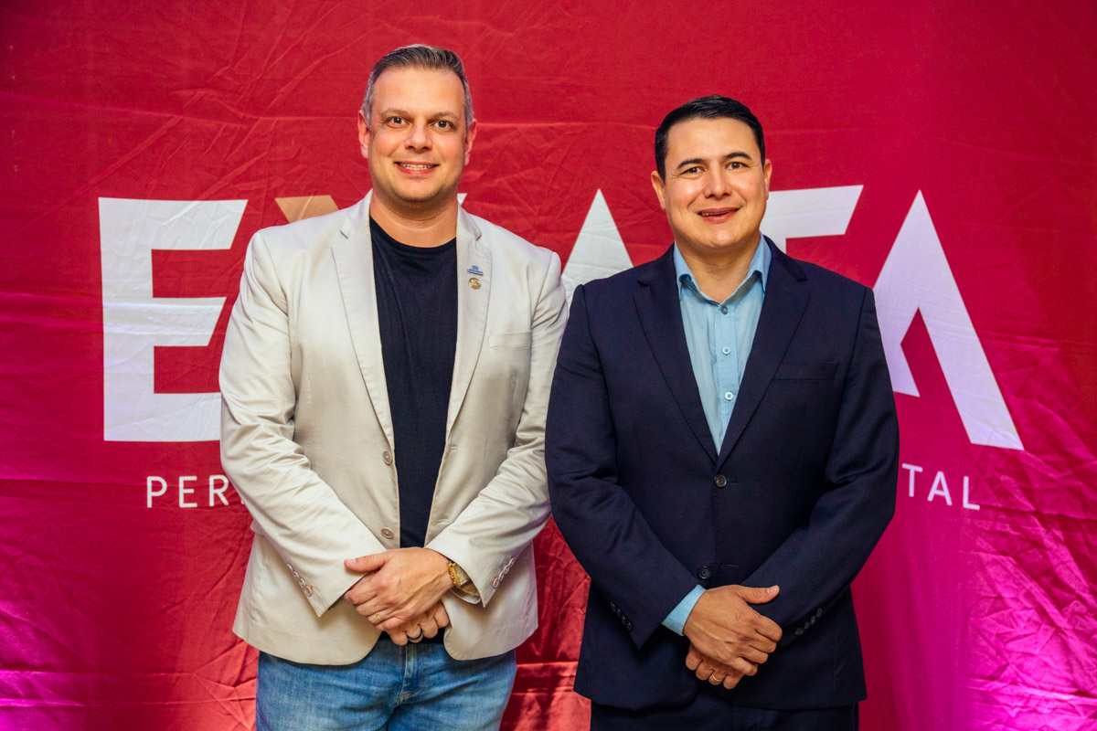 Exata Contabilidade: da obrigação à estratégia 5 Dennys Barini dir da Alterdata ES e Denis Nicomedes socio