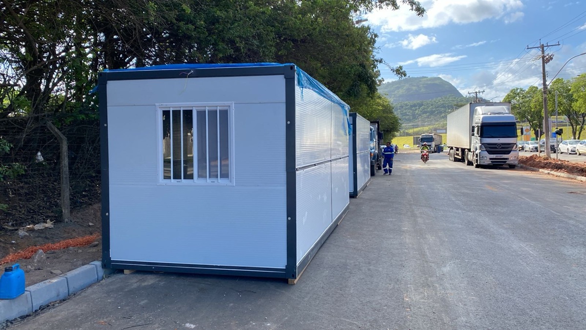 Barreira sanitária coloca em prática regras para o turista de excursão em Guarapari 2 barreira sanitaria guarapari BR 101 2