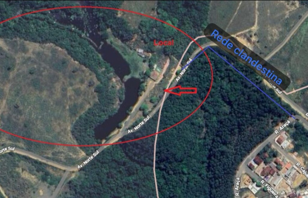 Mais um "gato" de água em Guarapari; Cesan identifica e retira ligação clandestina em rancho 1 cesan