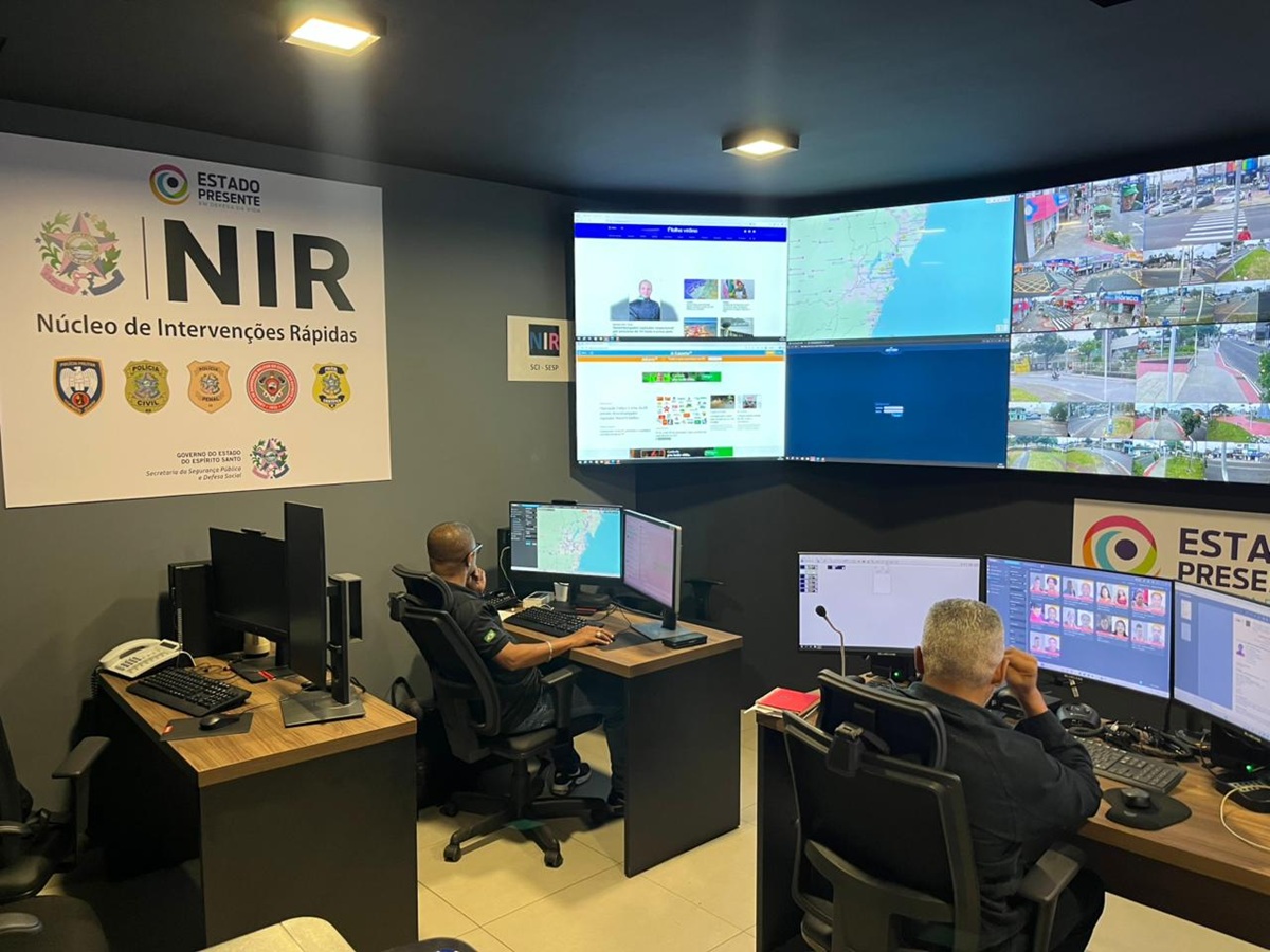 600 pessoas já foram presas no ES com uso de reconhecimento facial 2 prisoes cameras gov es 1