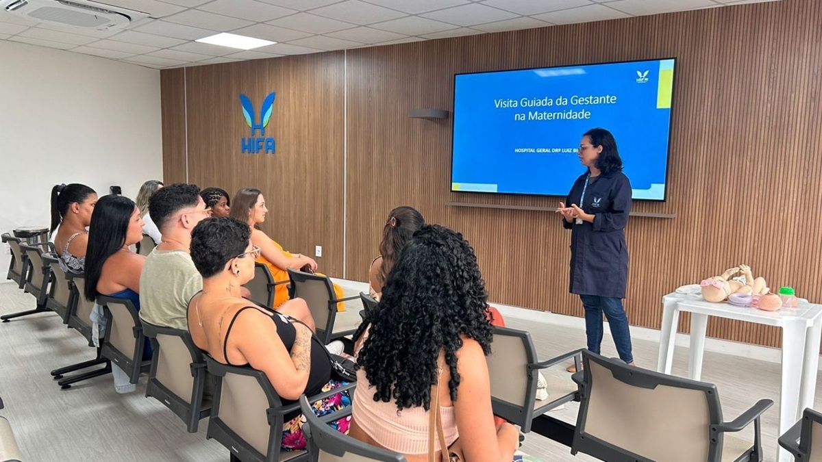 Programa de Visitação de Gestantes é retomado no Hifa Guarapari 1 visita gestante hifa capa principal