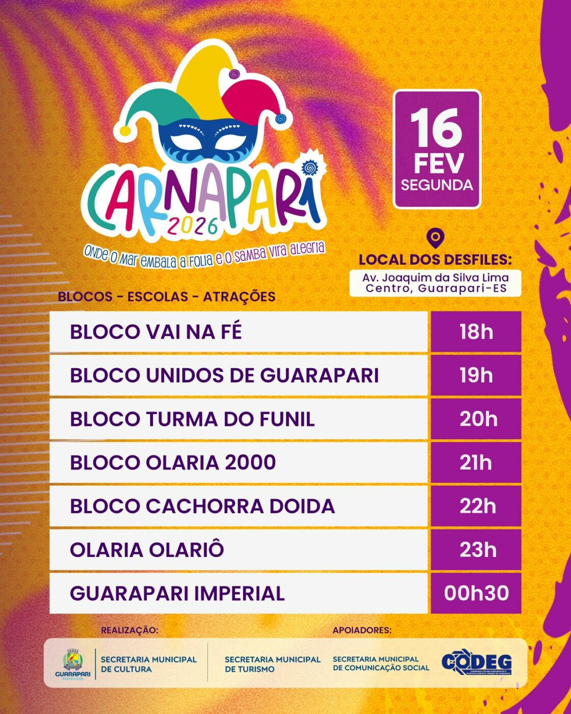 Carnapari 2026: programação diversa toma conta da folia em Guarapari 4 WhatsApp Image 2026 02 04 at 18.49.35 1