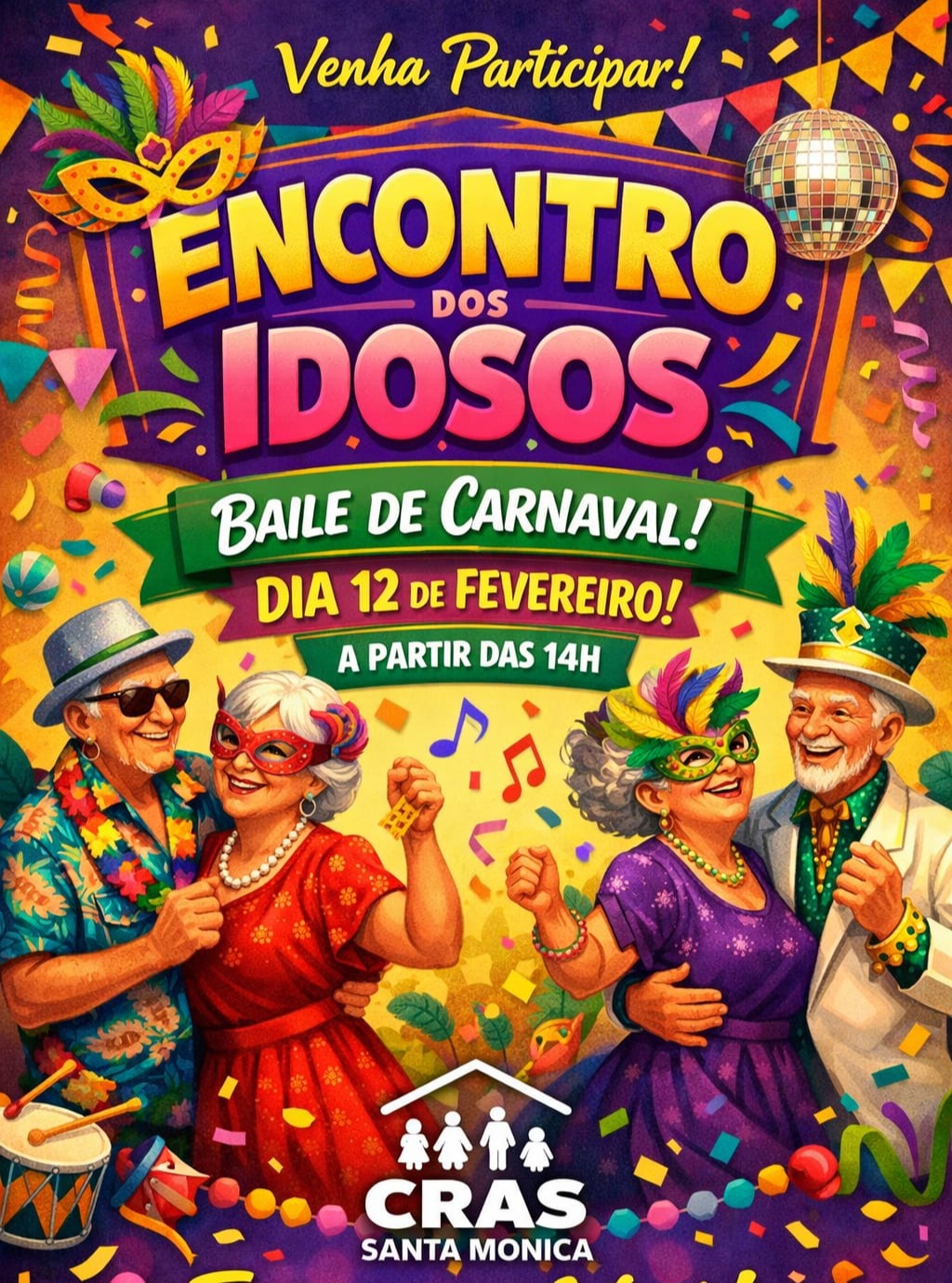 Confira agenda completa do Carnapari 2026; "Encontro dos Idosos" abre a folia 2 carnapari 2026 2