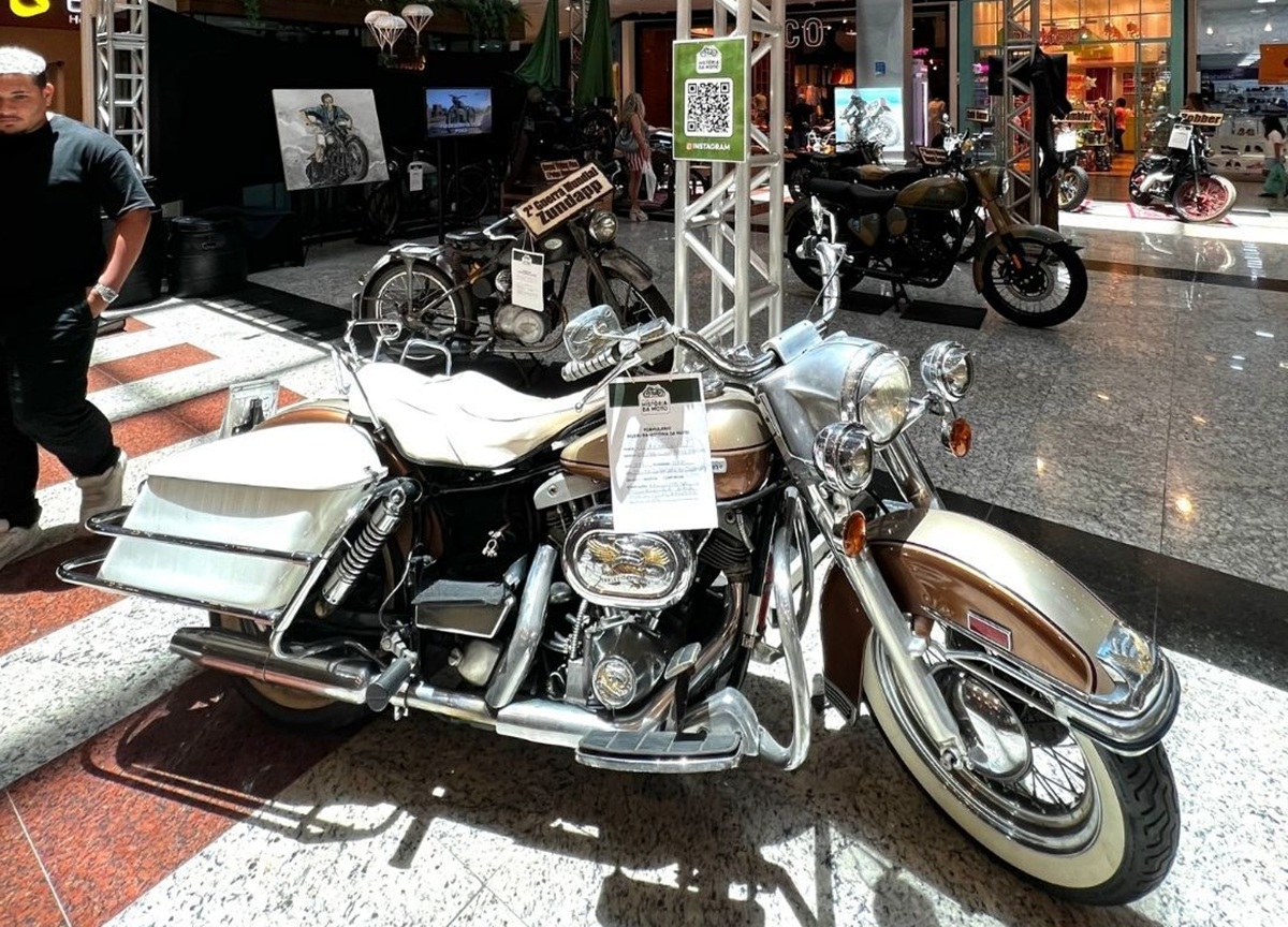 Guarapari recebe exposição sobre história das motocicletas 1 museu itinerante da moto
