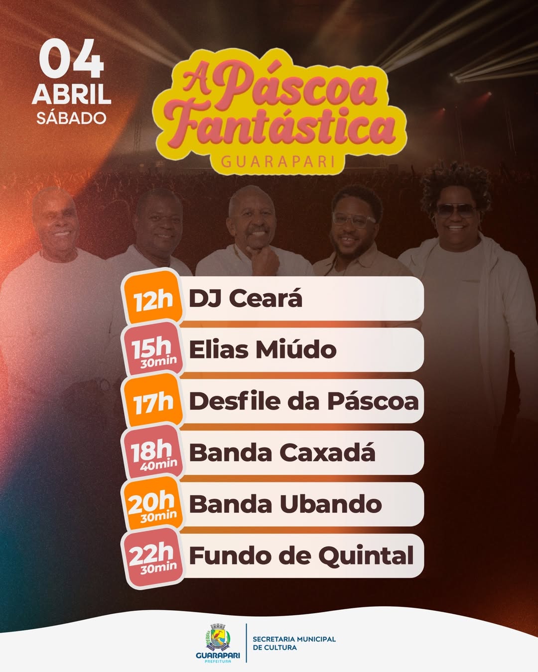 “Páscoa Fantástica” em Guarapari começa amanhã (4); veja programação 2 programacao pascoa 1