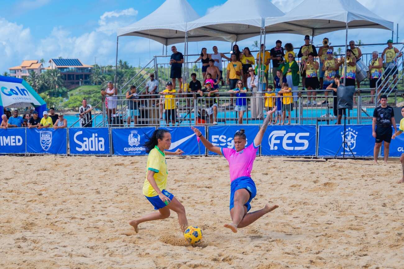 Guarapari recebe seleções, marca despedida e festa do beach soccer em Meaípe 4 selecoes beach soccer 5