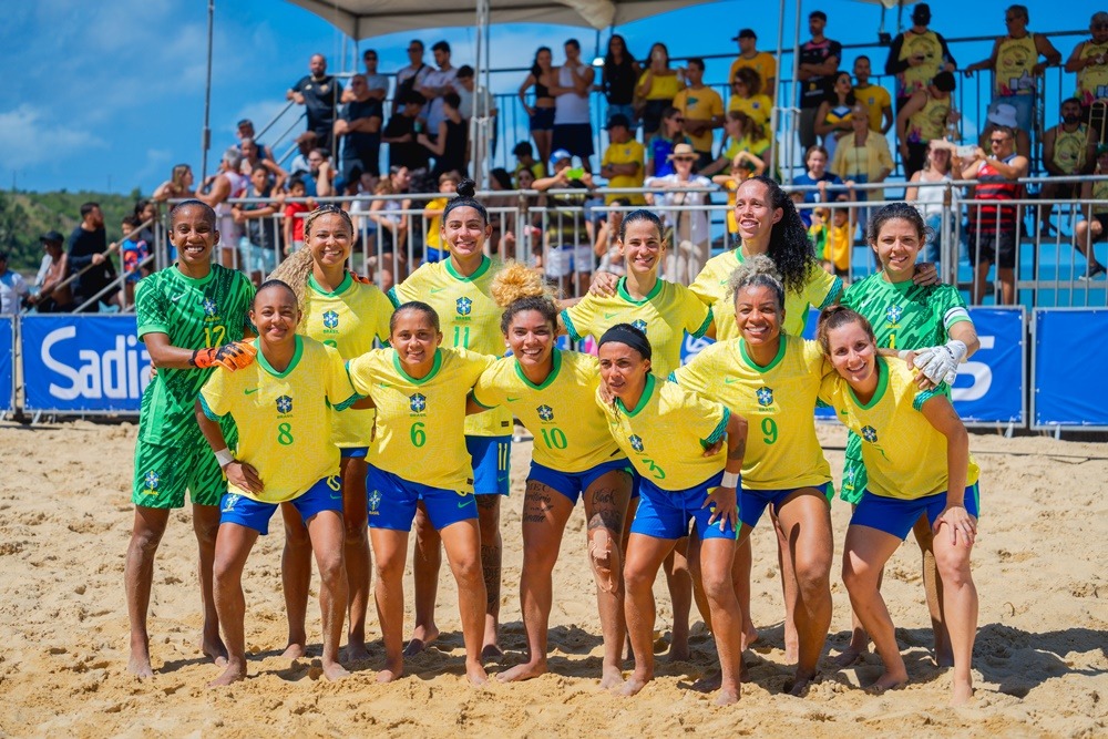 Guarapari recebe seleções, marca despedida e festa do beach soccer em Meaípe 3 selecoes beach soccer 7