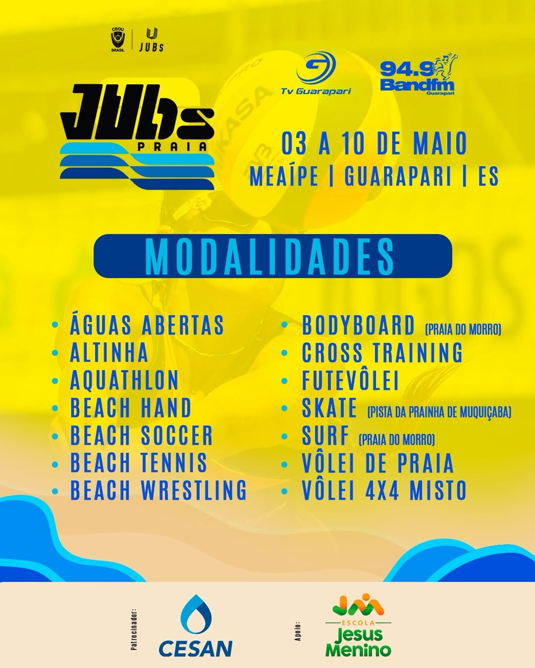 É neste domingo (3)! Jogos Universitários em Guarapari reúnem mais de 10 modalidades 2 SaveClip.App 684074165 18525578161074749 7483836601393798752 n
