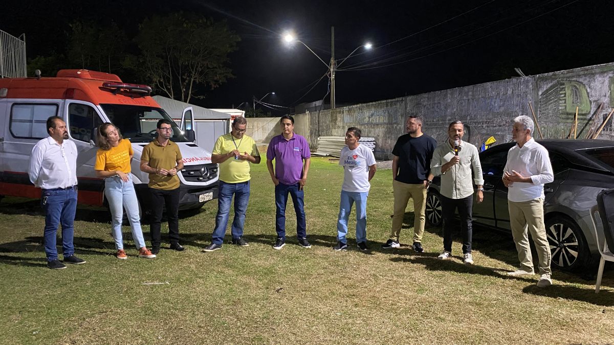 Tyago Hoffmann e Zé Preto entregam ambulância para reforçar segurança em eventos esportivos de Guarapari 1 IMG 6374