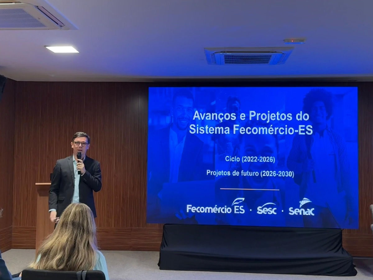 Sistema Fecomércio-ES faz balanço positivo e anuncia novos projetos 2 diretor de Gestao do Sistema Fecomercio Sesc e Senac e diretor Regional do Senac ES Richardson Schmittel