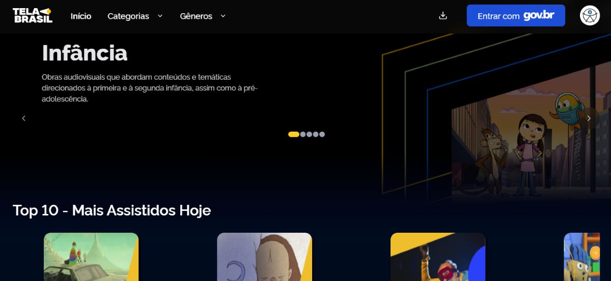 Tela Brasil: conheça a primeira plataforma de streaming gratuita do Brasil 3 Captura de tela 2026 06 01 110708