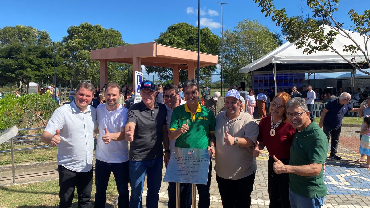 Ferraço reforça discurso de continuidade ao lado de Casagrande durante agenda em Anchieta 6 Chapada do A Ricardo Ferraco 7