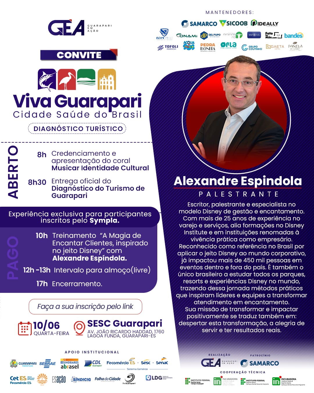 Evento traz diagnótico sobre o turismo de Guarapari e promove capacitação para atendimento ao turista 2 WhatsApp Image 2026 06 01 at 10.24.30