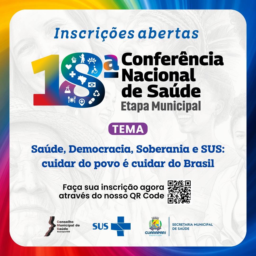Conferência debate rumos da saúde pública em Guarapari; inscrições abertas 2 inscricao conferencia saude