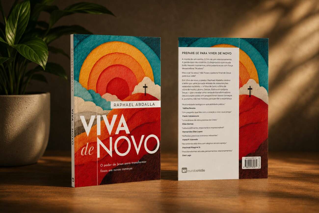 Pastor Raphael Abdalla destaca o poder da fé em novo livro 2 livro viva de novo