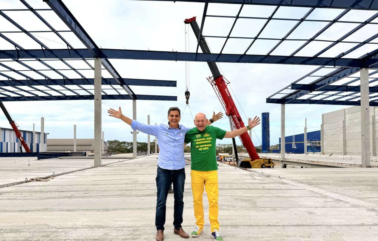 Ferraço visita obras da nova Havan; empreendimento deve gerar 200 empregos diretos 1 Havan vila velha