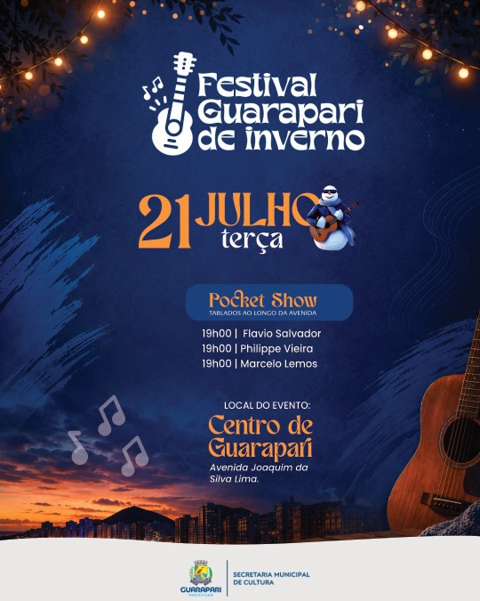Festival Guarapari de Inverno terá mais de 40 atrações; confira programação completa 9 programacao festival guarapari de inverno 2026 6