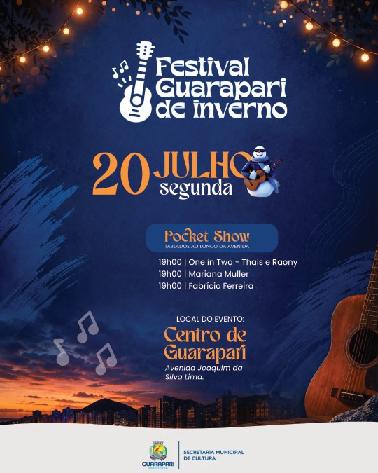 Festival Guarapari de Inverno terá mais de 40 atrações; confira programação completa 8 programacao festival guarapari de inverno 2026 7